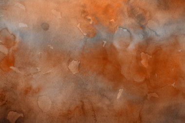 Suluboya kahverengi dekoratif doku. Arka plan