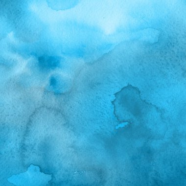 Soyut mavi suluboya arka plan dekoratif doku