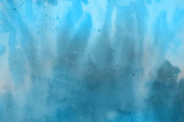 Soyut mavi suluboya arka plan. Dekoratif doku. 