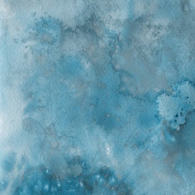 Soyut mavi suluboya arka plan dekoratif doku