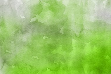 Dekoratif doku. Yeşil suluboya arka plan