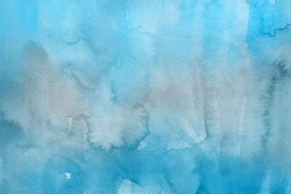 Textura Azul Decorativa Aquarelas Abstratas Fundo — Fotografia de Stock