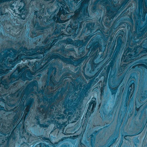 Fundo Abstrato Textura Azul Decorativa Padrão — Fotografia de Stock