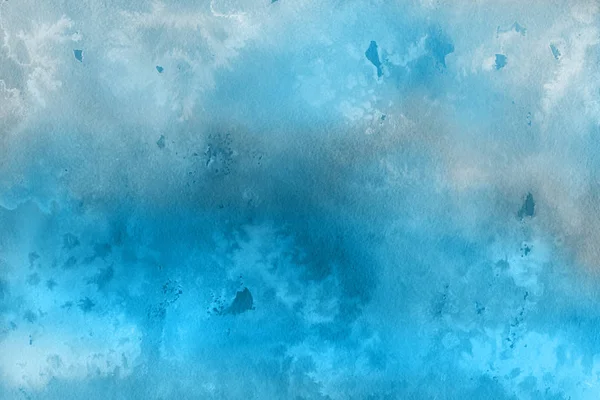 Abstrakte Blaue Aquarelle Hintergrund Dekorative Textur — Stockfoto