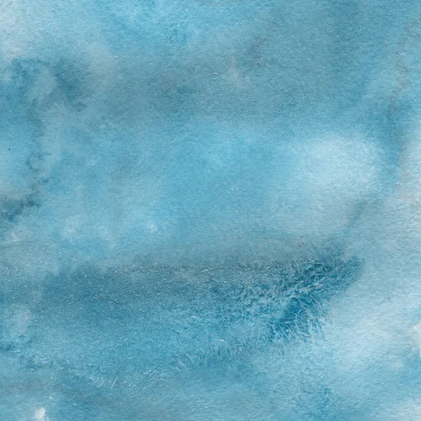 Abstracte Blauwe Aquarel Achtergrond Decoratieve Textuur — Stockfoto