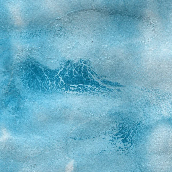 Abstracte Blauwe Aquarel Achtergrond Decoratieve Textuur — Stockfoto