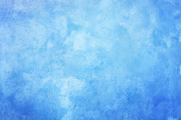 抽象的な青い水彩画背景 装飾的なテクスチャ パターン — ストック写真