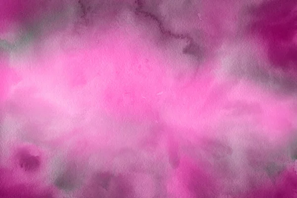 Watercolor Decorative Texture Abstract Bright Pink Background — Stock Photo, Image