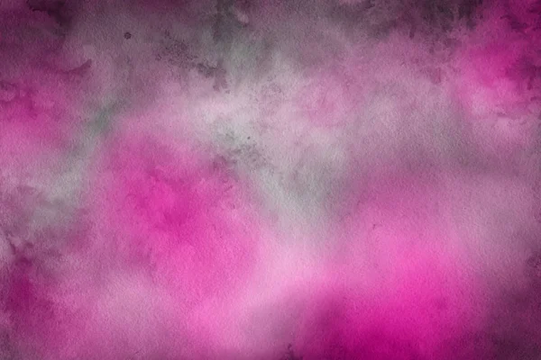 Watercolor Decorative Texture Abstract Bright Pink Background — Stock Photo, Image