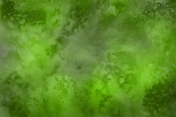 Abstrakte Grüne Aquarell Hintergrund Dekorative Textur Muster — Stockfoto