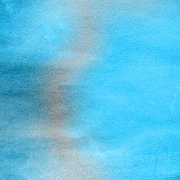 抽象的な青い水彩画背景 装飾的な質感 — ストック写真