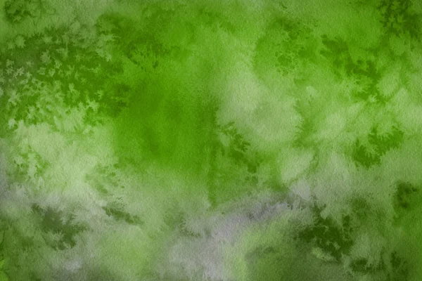 Abstrakte Grüne Aquarelle Hintergrund Dekorative Textur — Stockfoto