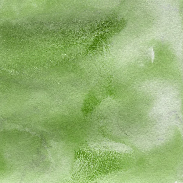 Fondo Acuarela Verde Abstracto Textura Decorativa — Foto de Stock