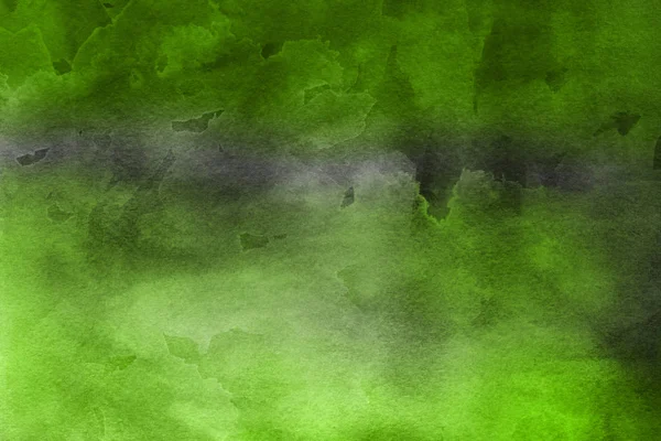 Textura Decorativa Abstrato Fundo Aquarela Verde — Fotografia de Stock