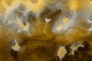  Dekoratif doku. Soyut kahverengi suluboya arka plan.