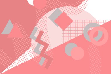 farklı geometrik desen, arka plan-illüstrasyon 