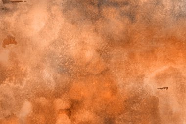 Sulu boya dekoratif doku. Kahverengi arka plan