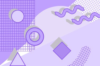 farklı geometrik desen, arka plan-illüstrasyon 