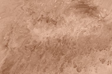 Soyut kahverengi arkaplan, boyalar dekoratif dokuyu karıştırır