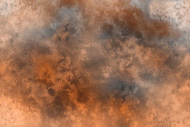 Suluboya kahverengi dekoratif doku. Arka plan