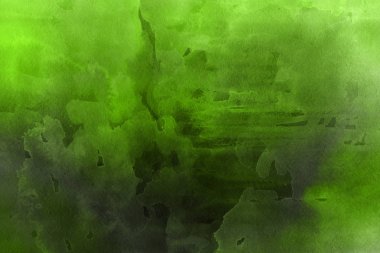 Dekoratif yeşil doku. Soyut suluboya arka plan