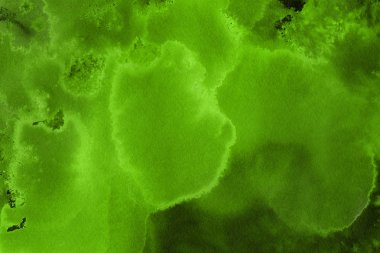 Soyut yeşil suluboya arka plan. Dekoratif doku. 