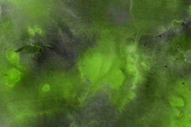 Dekoratif yeşil doku. Soyut suluboya arka plan