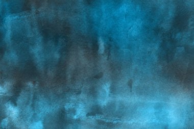  Dekoratif mavi doku. Soyut suluboya arka plan.