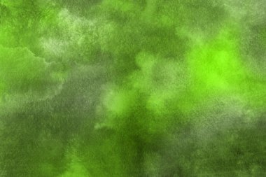 Sulu Boya yeşil arka plan. Dekoratif doku, desen 