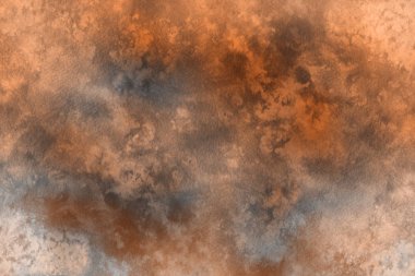 Suluboya kahverengi dekoratif doku. Arka plan