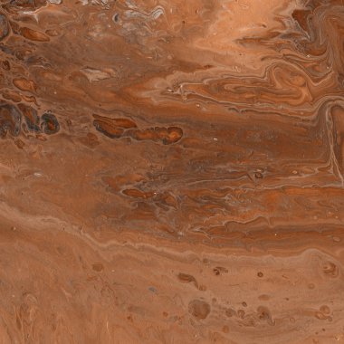 Soyut kahverengi arkaplan, boyalar dekoratif dokuyu karıştırır