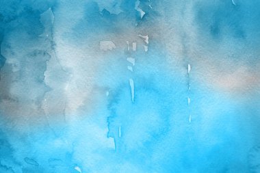  Dekoratif mavi doku. Soyut suluboya arka plan.