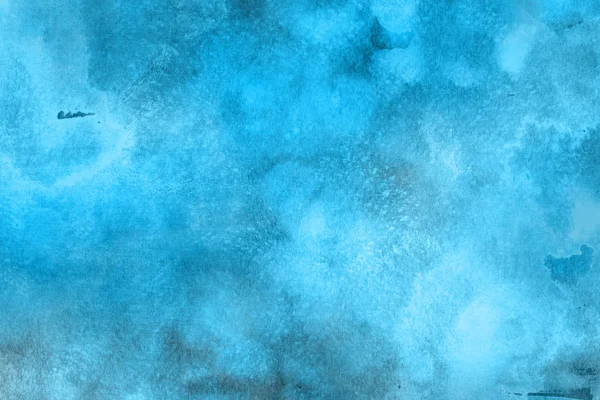 Decoratieve Textuur Abstract Blauw Aquarellen Achtergrond — Stockfoto