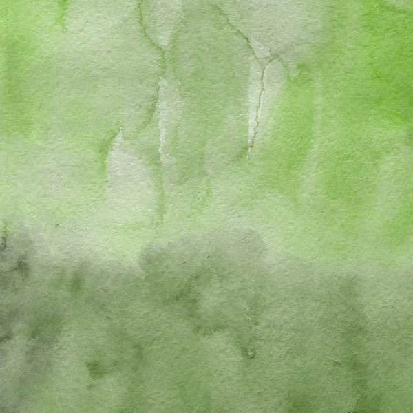Absztrakt Zöld Akvarell Háttér Dekoratív Textúra — Stock Fotó