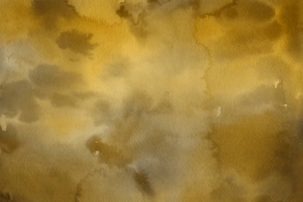 装飾的な質感 茶色の要約水彩背景 — ストック写真