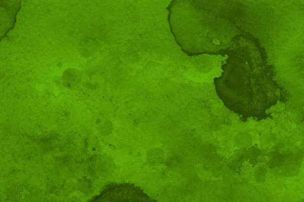 Abstracte Groene Aquarel Achtergrond Decoratieve Textuur — Stockfoto