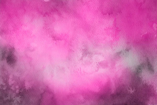 Texture Décorative Aquarelle Abstrait Fond Rose Vif — Photo