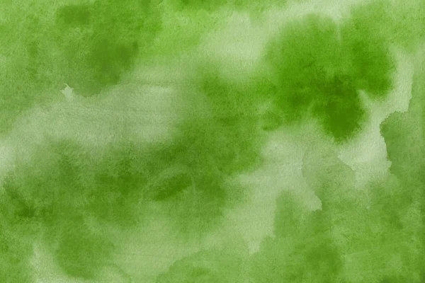 抽象緑水彩背景 装飾的な質感 — ストック写真
