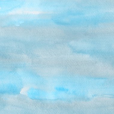 Soyut mavi suluboya arka plan dekoratif doku