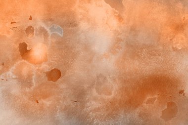 Sulu boya dekoratif doku. Kahverengi arka plan