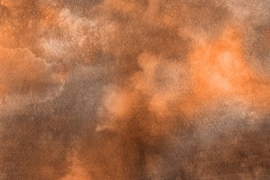 Sulu boya dekoratif doku. Kahverengi arka plan