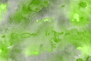 Dekoratif doku. Yeşil suluboya arka plan