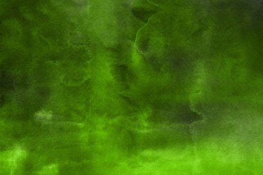 Dekoratif doku. Yeşil suluboya arka plan