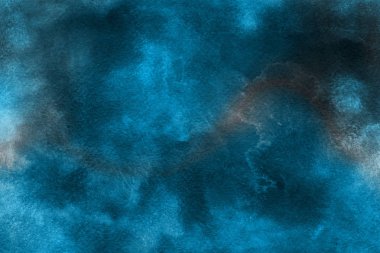  Dekoratif mavi doku. Soyut suluboya arka plan.