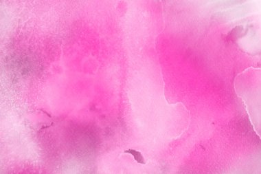 Sulu boya dekoratif doku. Parlak pembe arka plan