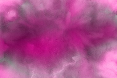 Sulu boya dekoratif doku. Parlak pembe arka plan