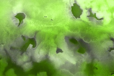 Dekoratif yeşil doku. Soyut suluboya arka plan