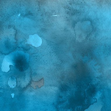 Soyut mavi suluboya arka plan dekoratif doku