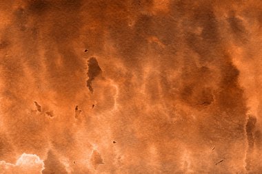 Sulu boya dekoratif doku. Kahverengi arka plan