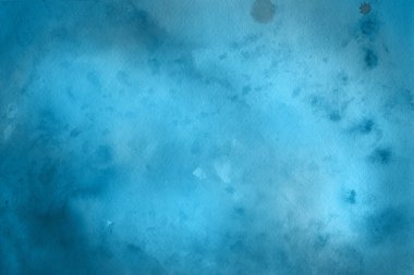  Dekoratif mavi doku. Soyut suluboya arka plan.